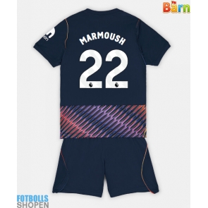 Billiga Tottenham Hotspur Omar Marmoush #22 Bortatröja Barn 2026-27 Kortärmad (+ Korta byxor)